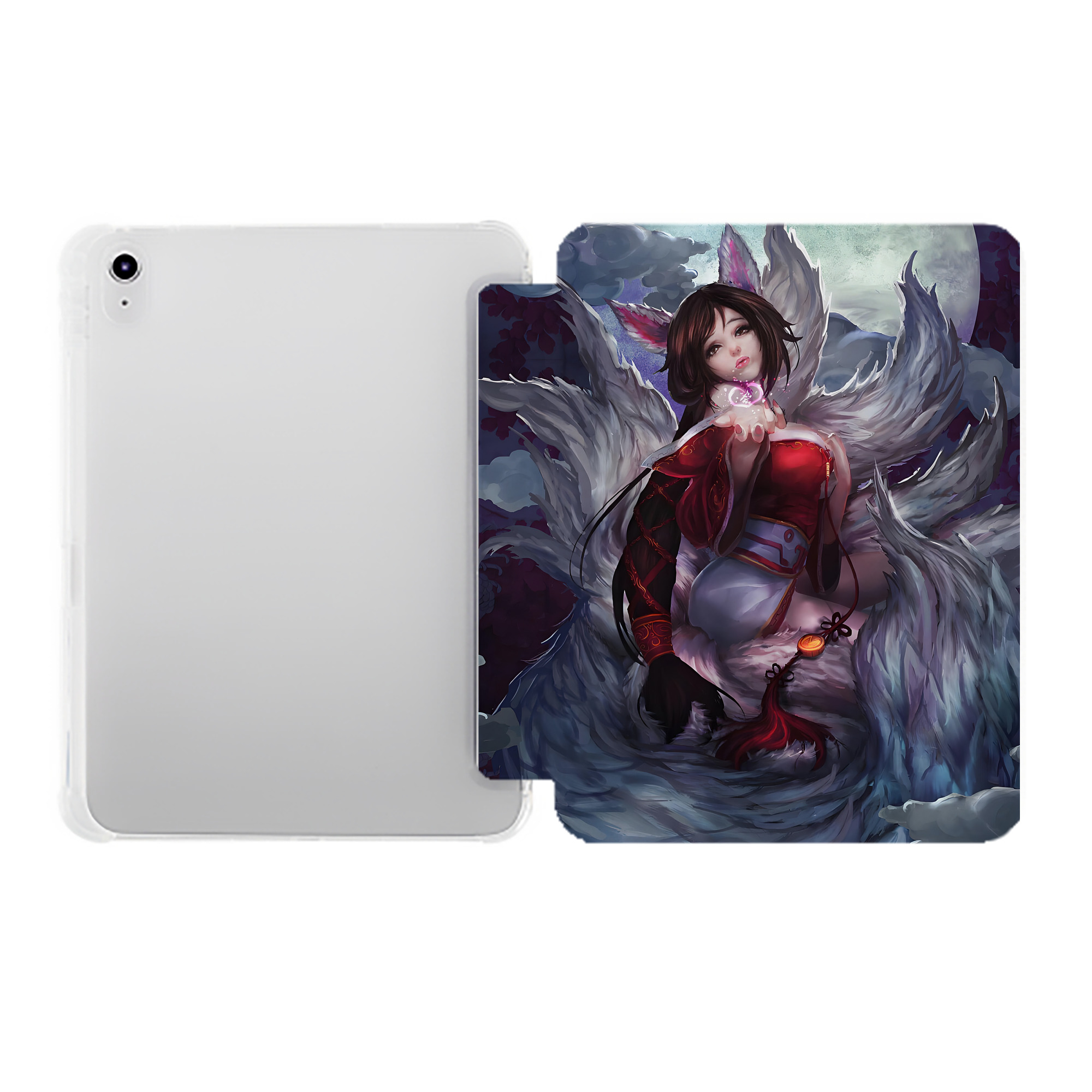 （画像用） リーグ・オブ・レジェンド League of Legends LOL IPad ケース ペン収納付き 三つ折りスタンド PUレザー×シリコン 対応機種9.5/10.5/10.9インチ